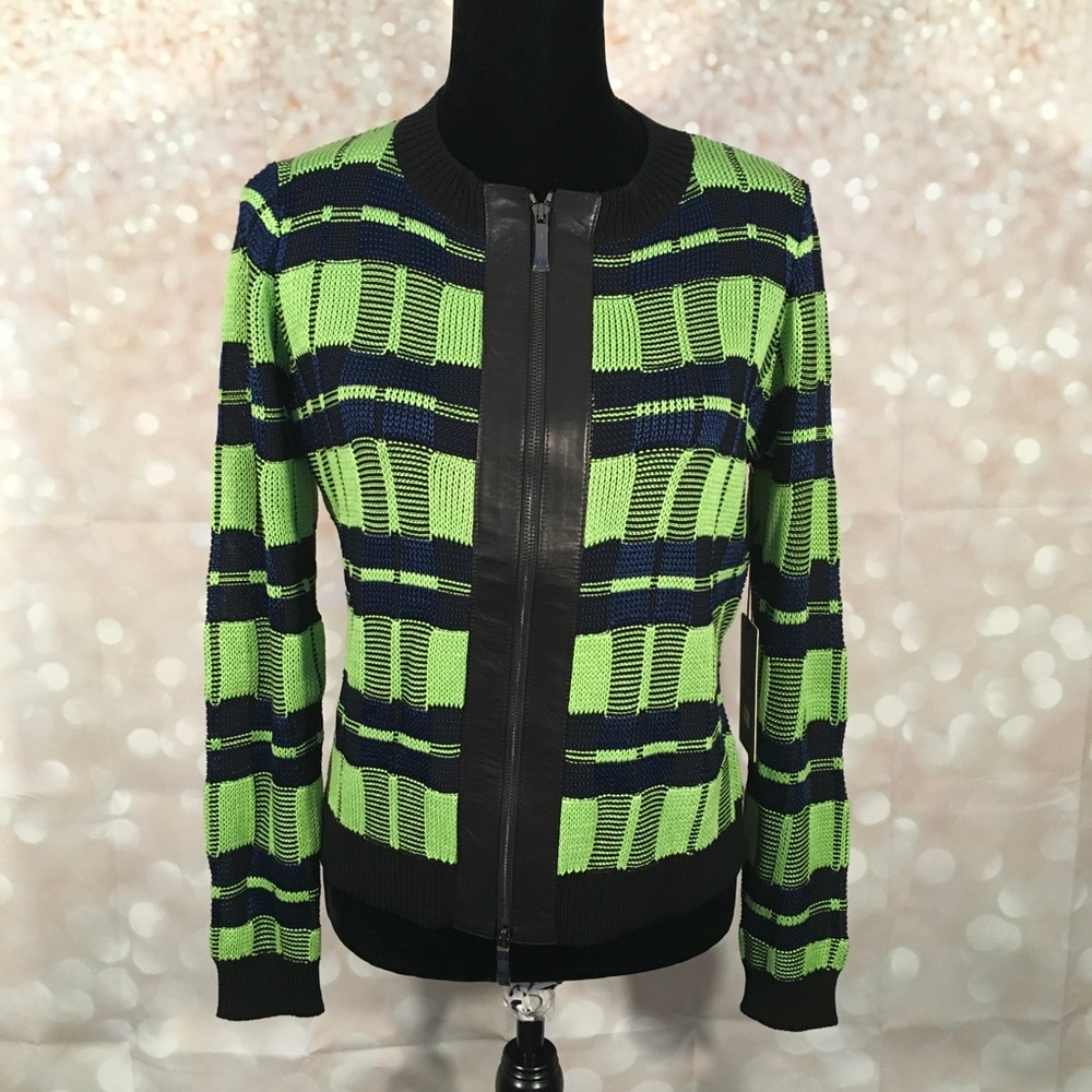 Rondina New York Double Zip Up Cardigan